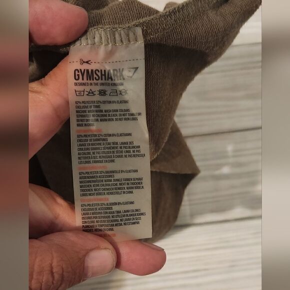 Gymshark Cropped Hoodie Sweatshirt wrap cross back size XS - Picture 3 of 11